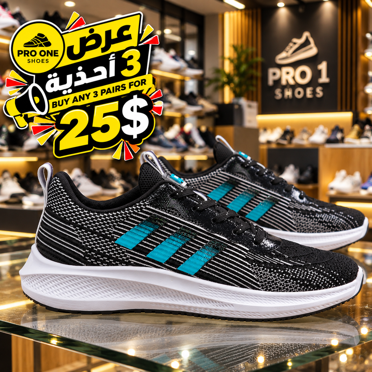 1825 - Buy 3 Pairs For 25$