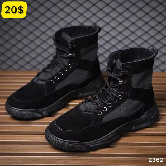 2362 - Generisch Men's Ankle Boots - BLACK